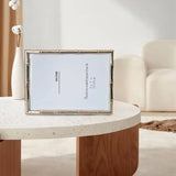 Golden Metal Photo Frame Stand Photo Frame Desktop Pendulum Decorative Frame Wall Decoration room photo decoration frame