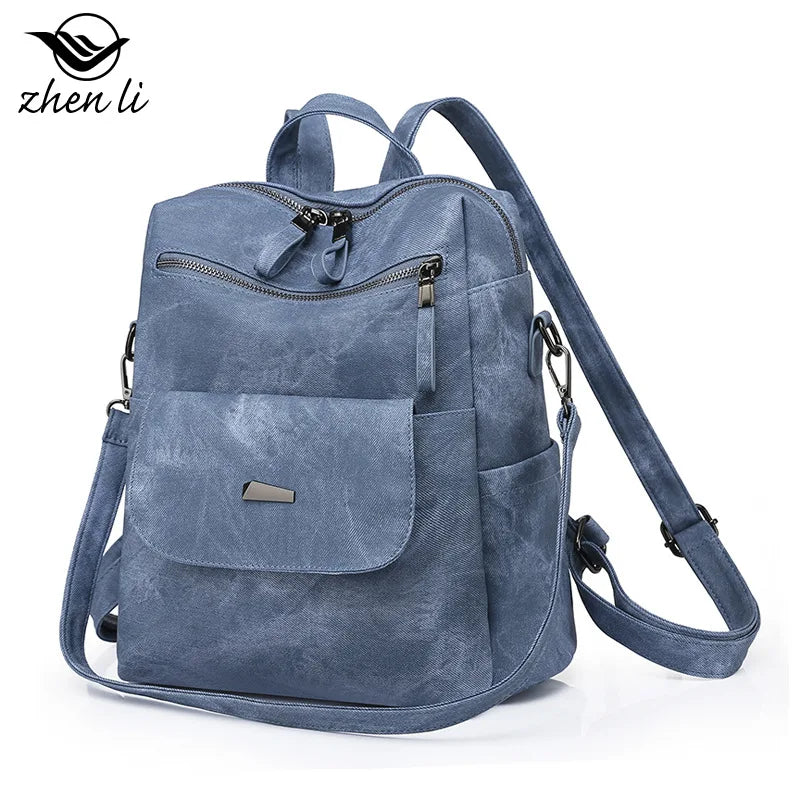 High Quality Women Leather Backpacks Female Shoulder Bag Sac à dos Travel Ladies Bagpack Mochilas School Bags For Girls bolsa 가방