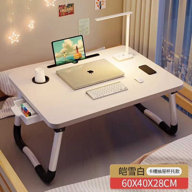 Computer Foldable Desk, Bed Small Table, Dormitory Student, Upper and Lower Bed Study Desk, Bede Stool, Notebook Stand