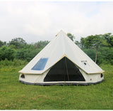 6-10Persons Glaming Luxury Mongolia Yurt Family Travel Hiking Antistorm Outdoor Camping Castle Tent Silver Coated UV Function