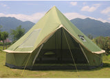 6-10Persons Glaming Luxury Mongolia Yurt Family Travel Hiking Antistorm Outdoor Camping Castle Tent Silver Coated UV Function