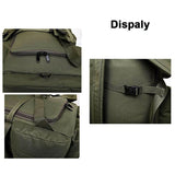 Outdoor 90L Men Tactical Luggage Bag Super Capacity Mountaineering Bags Waterproof Men Backpack Travel Camping Tent Bag