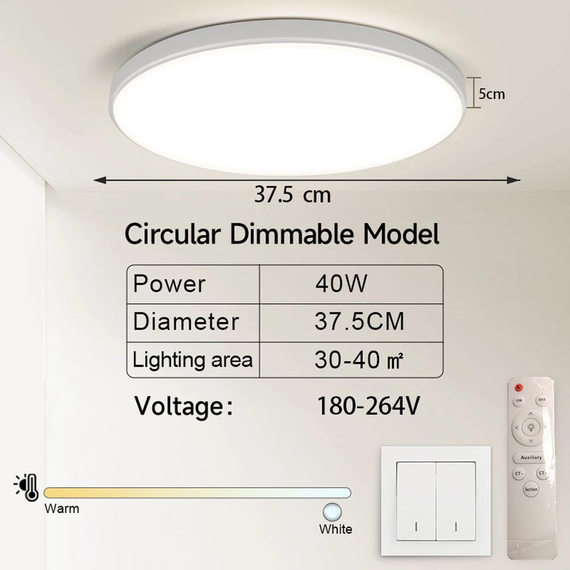 Led Ceiling Light Bathroom Lights Room Chandelier kitchen Panel Fixtures Luminair Hanging For Home Aisle Lighting Ceiling Lamp
