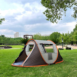 A camping tent, family travel tent that can accommodate 3-4 people, portable outdoor rainproof tent, perfect for camping hiking