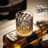 Whiskey Glasses,Engraved Whiskey Glass,Old Fashioned Whiskey Glasses,Classical Scotch Glasses,Perfect Gift for Scotch Lovers