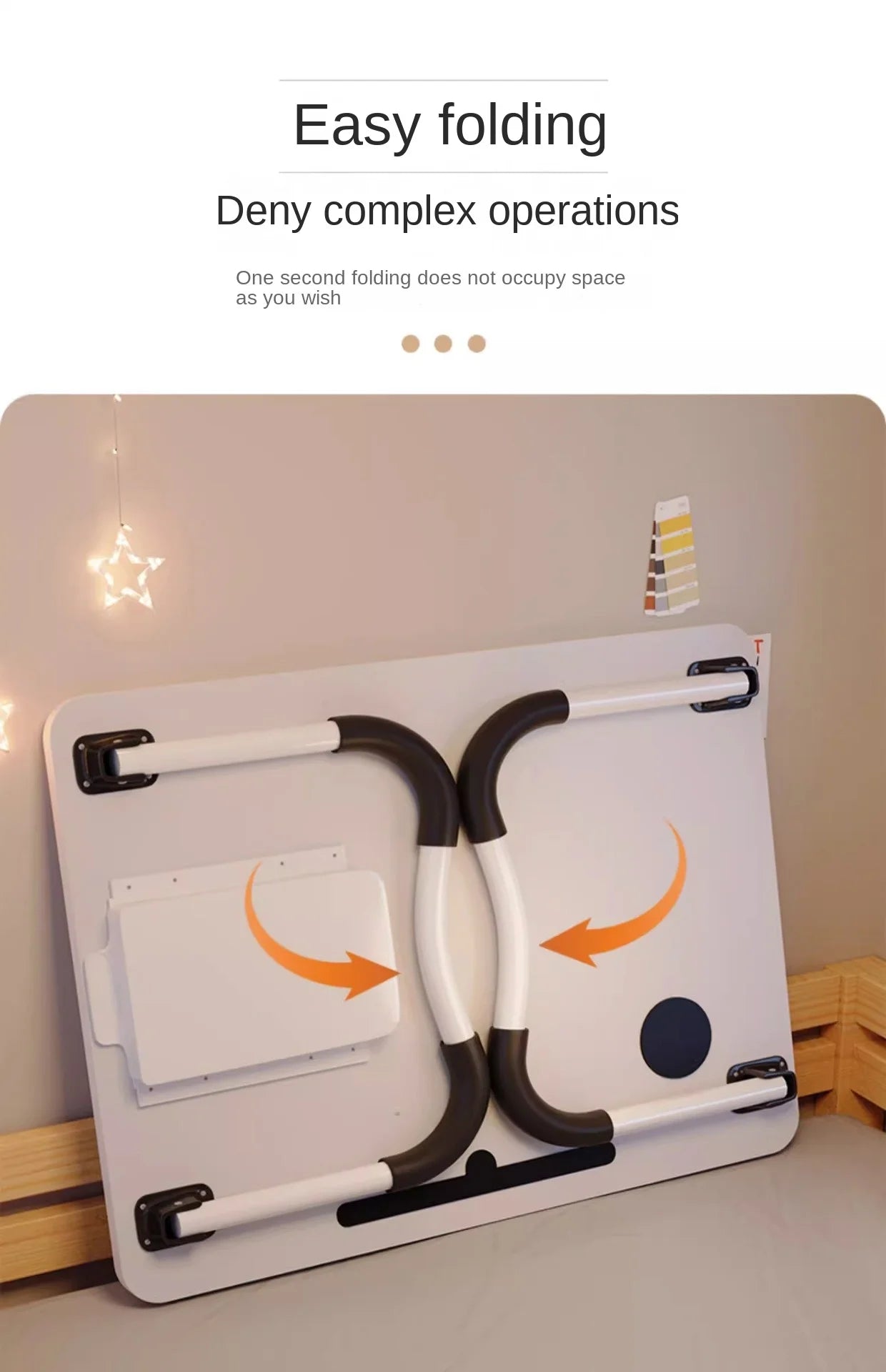 Computer Foldable Desk, Bed Small Table, Dormitory Student, Upper and Lower Bed Study Desk, Bede Stool, Notebook Stand