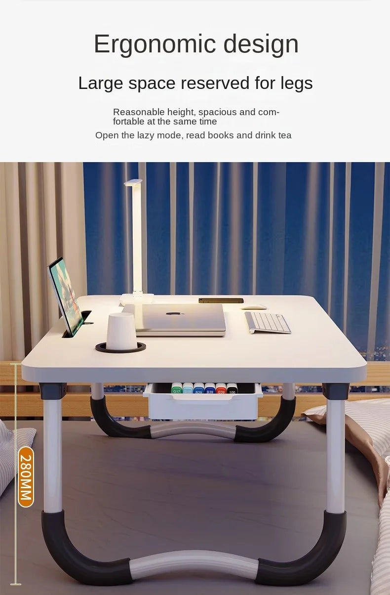 Computer Foldable Desk, Bed Small Table, Dormitory Student, Upper and Lower Bed Study Desk, Bede Stool, Notebook Stand