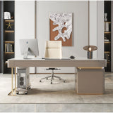 Rock Slab Desk Small Apartment Scandinavian Study Luxury Office Desk Computer Desk Modern Writing Desk Desk Home