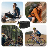 Mobile Phone Case Pouch Waist Bag Waterproof Nylon Multifunction Casual Men Waist Pack with Strap Adjustable for Hiking, Cycling