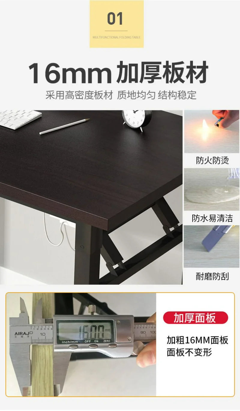 Home Bedroom Computer Desk Desktop Study Table Folding Desk Simple Office Writing Desk Economical Mesas Laptop Table Mesa Gamer