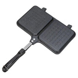 Double Sided Frying Pan Sandwich Maker Pan Non Stick Barbecue Plate Heat-resistant Flipgrill Pan Toastie Waffle Pancake Maker