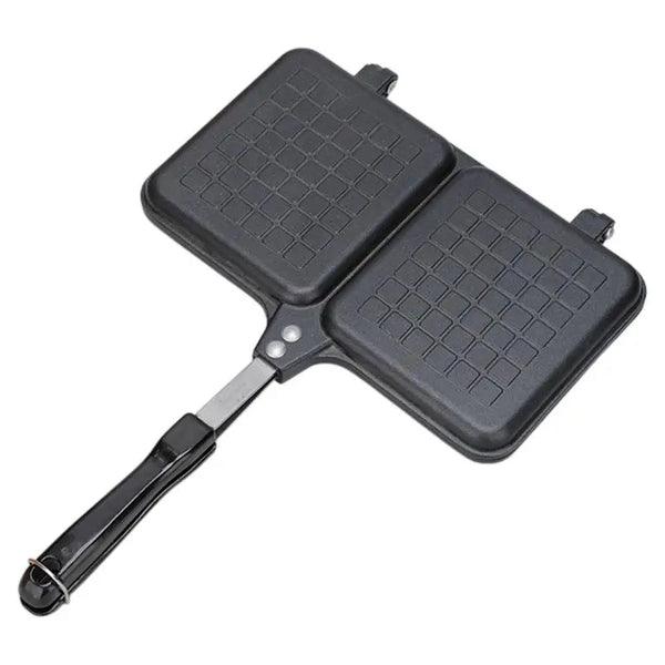 Double Sided Frying Pan Sandwich Maker Pan Non Stick Barbecue Plate Heat-resistant Flipgrill Pan Toastie Waffle Pancake Maker