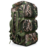 Outdoor 90L Men Tactical Luggage Bag Super Capacity Mountaineering Bags Waterproof Men Backpack Travel Camping Tent Bag