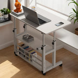 Bedside Table Liftable Computer Desk Minimalist Movable Computer Desk Portable Multi-functional Small Home Office Furniture