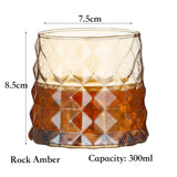 1PCS Whiskey Glass, Old Fashioned Rocks Glasses Tumblers, Glassware for Cocktail Scotch, Bourbon, Gin, Voldka, Brandy