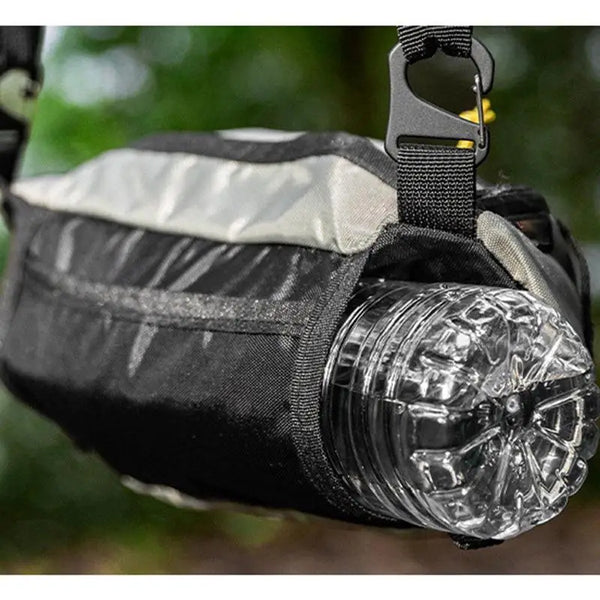 Mobile Phone Case Pouch Waist Bag Waterproof Nylon Multifunction Casual Men Waist Pack with Strap Adjustable for Hiking, Cycling