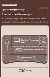 Standing Up and Down Desk Stand Computer Office Workstation Monitor Stand Laptop Stand Foldable and Elevated  Home Office Desk