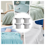 4Pcs Bed Sheet Fixing Clips, Compact Bedsheet Corner Holders Heavy-Duty Bedsheet Corner Tightener Clips Bed Sheet Grippers Fixed