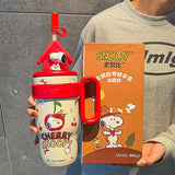 New Crayon Shin-chan Cute Cartoon Sakurada Nene Vacuum Cup Kawaii High-Capacity Water Cup Lovely Periphery Home Decor Gifts