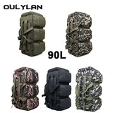 Outdoor 90L Men Tactical Luggage Bag Super Capacity Mountaineering Bags Waterproof Men Backpack Travel Camping Tent Bag