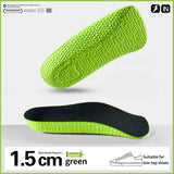 1Pair Height Increase Insoles Shoes Flat Feet Arch Support Orthopedic Insoles Sneakers Heel Lift Half Shoe Pads Height Boosters