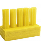 30pcs Bee Wax Foundations Beekeeping Bee Base Honeycomb Pieces Beeswax Foundation Bee Hive Wax Frames Honeycomb Sheet