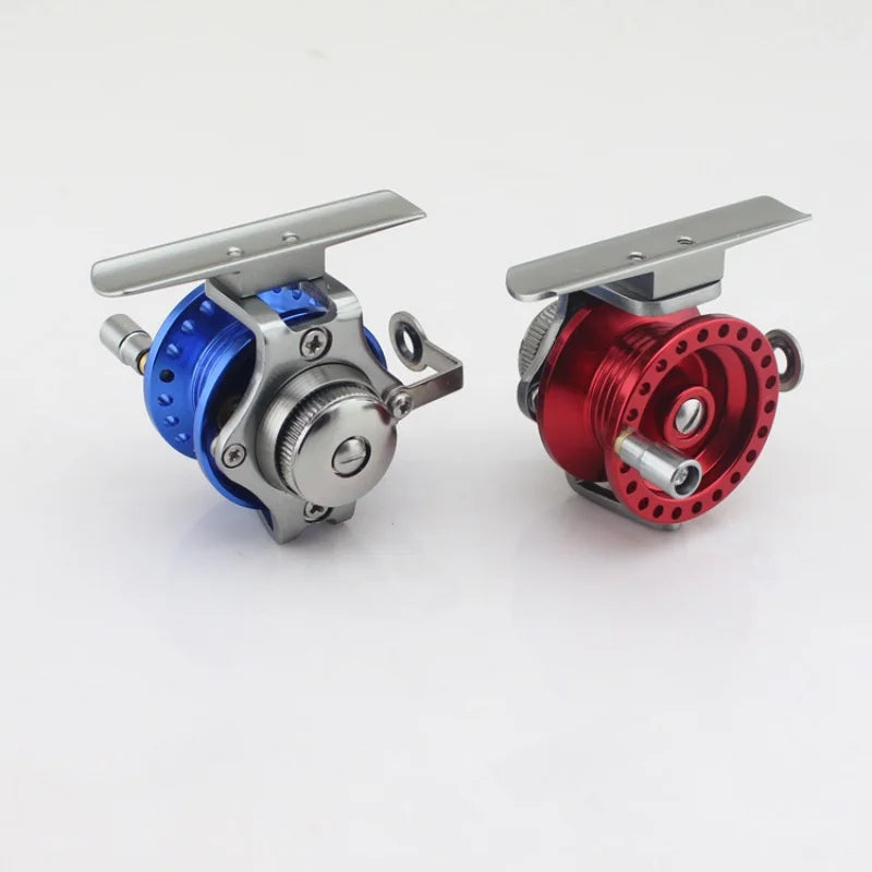 Fly Ice Fishing Reels Fish Line Wheel All Metal with Drag 40-60 Left Right Hand Reels Line Runner