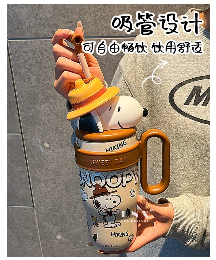 New Crayon Shin-chan Cute Cartoon Sakurada Nene Vacuum Cup Kawaii High-Capacity Water Cup Lovely Periphery Home Decor Gifts