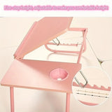 Computer Lazy Desk with Ergonomic Design, Integrated Foldable Table with Adjustable Height, Compact and Practical