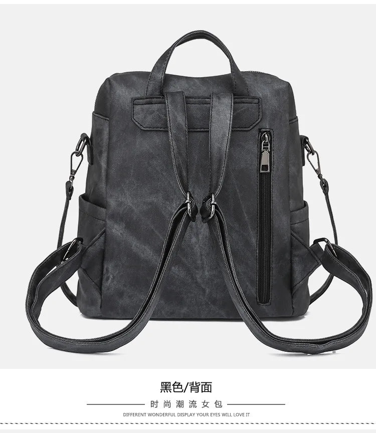 High Quality Women Leather Backpacks Female Shoulder Bag Sac à dos Travel Ladies Bagpack Mochilas School Bags For Girls bolsa 가방