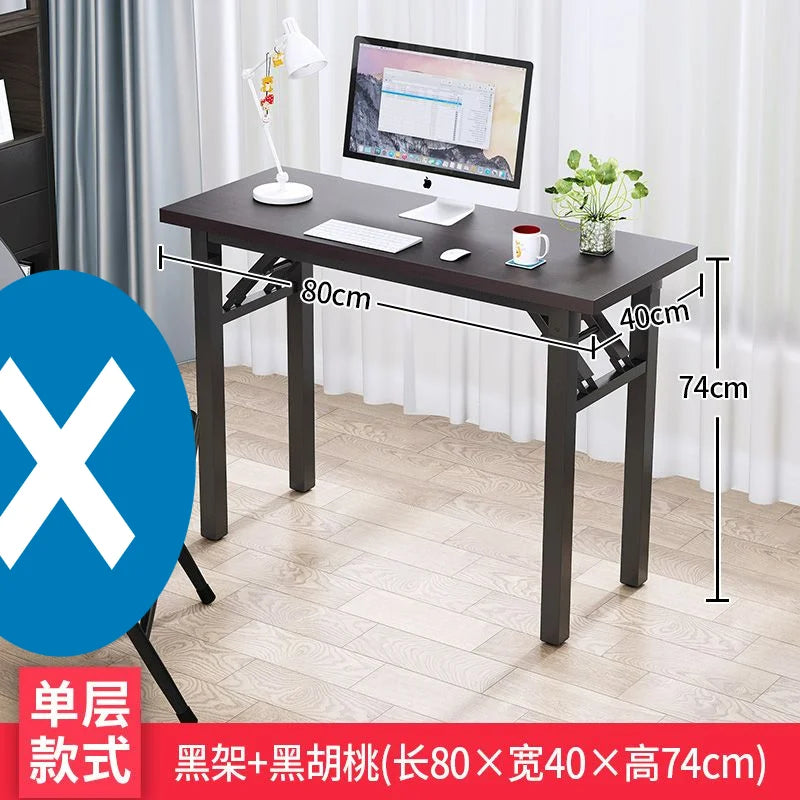 Home Bedroom Computer Desk Desktop Study Table Folding Desk Simple Office Writing Desk Economical Mesas Laptop Table Mesa Gamer