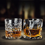 Whiskey Glasses,Engraved Whiskey Glass,Old Fashioned Whiskey Glasses,Classical Scotch Glasses,Perfect Gift for Scotch Lovers