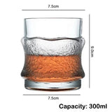 1PCS Whiskey Glass, Old Fashioned Rocks Glasses Tumblers, Glassware for Cocktail Scotch, Bourbon, Gin, Voldka, Brandy