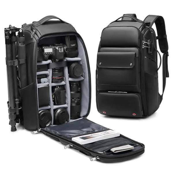 Travel Outdoor Camera Backpack Professional Photography Tripod Camera Bag 16 inches Laptop Backpack Drone Backpack