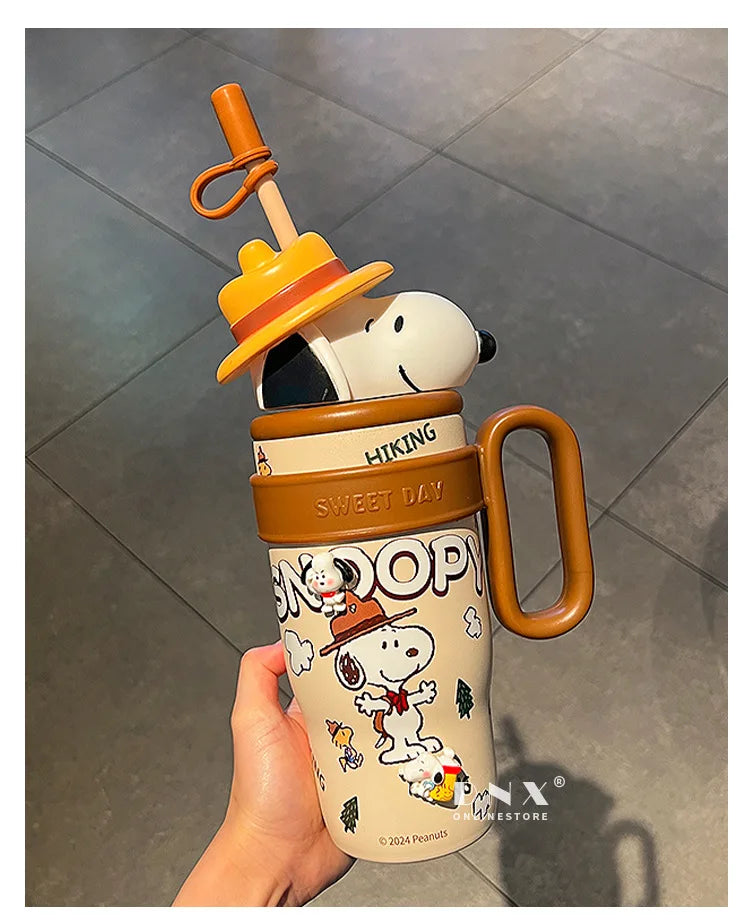 New Crayon Shin-chan Cute Cartoon Sakurada Nene Vacuum Cup Kawaii High-Capacity Water Cup Lovely Periphery Home Decor Gifts