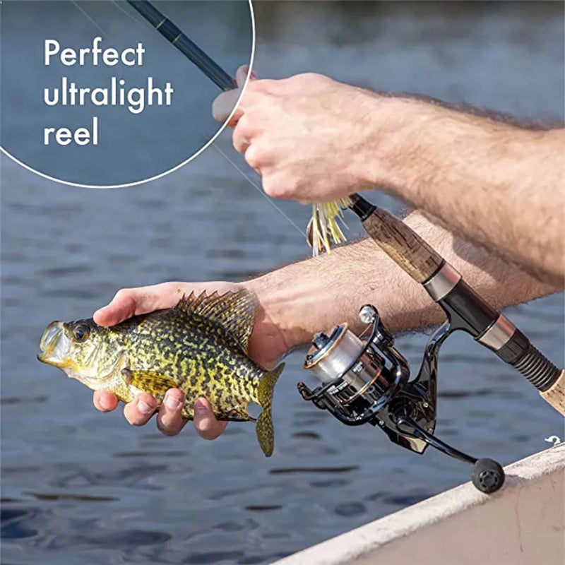 Spinning Reels Saltwater Freshwater Casting Fishing Reel Tackle Ultralight Metal Frame Smooth and Tough High Speed Fishing Reels