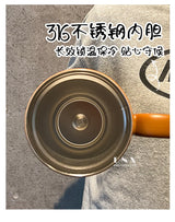 New Crayon Shin-chan Cute Cartoon Sakurada Nene Vacuum Cup Kawaii High-Capacity Water Cup Lovely Periphery Home Decor Gifts