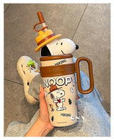 New Crayon Shin-chan Cute Cartoon Sakurada Nene Vacuum Cup Kawaii High-Capacity Water Cup Lovely Periphery Home Decor Gifts