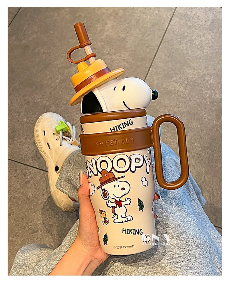 New Crayon Shin-chan Cute Cartoon Sakurada Nene Vacuum Cup Kawaii High-Capacity Water Cup Lovely Periphery Home Decor Gifts