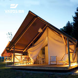 Outdoor Resort Farm Camp Light Luxury Tent, Scenic Accommodation Homestay Wild Luxury Cabin Hotel Tent