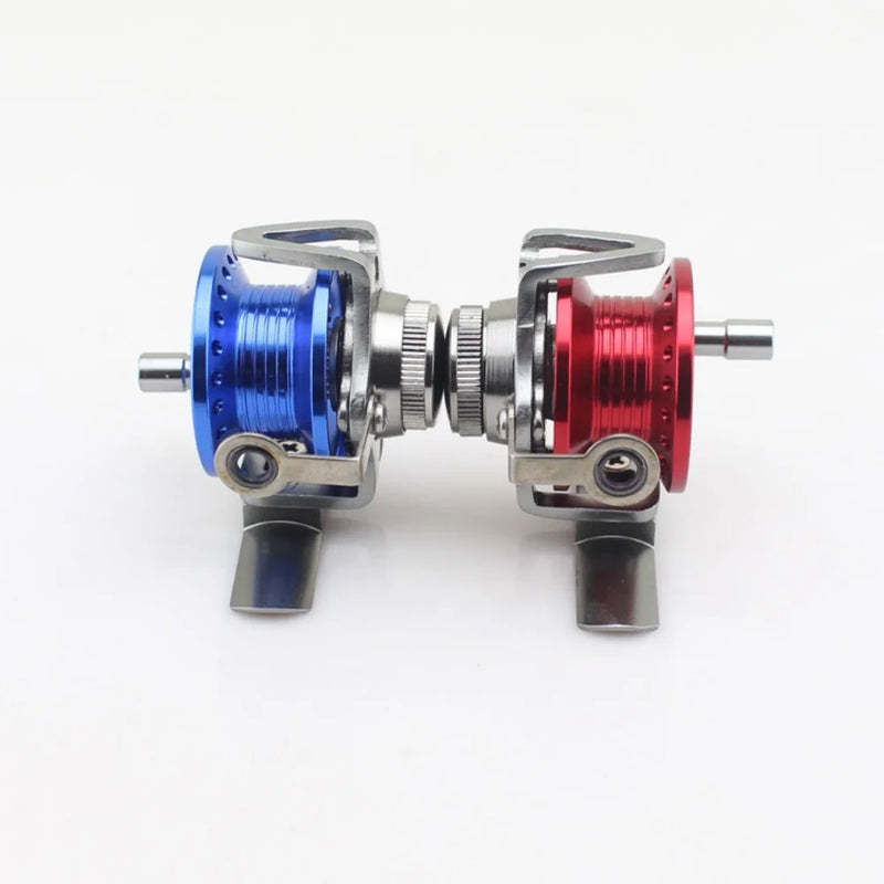 Fly Ice Fishing Reels Fish Line Wheel All Metal with Drag 40-60 Left Right Hand Reels Line Runner