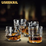 Whiskey Glasses,Engraved Whiskey Glass,Old Fashioned Whiskey Glasses,Classical Scotch Glasses,Perfect Gift for Scotch Lovers