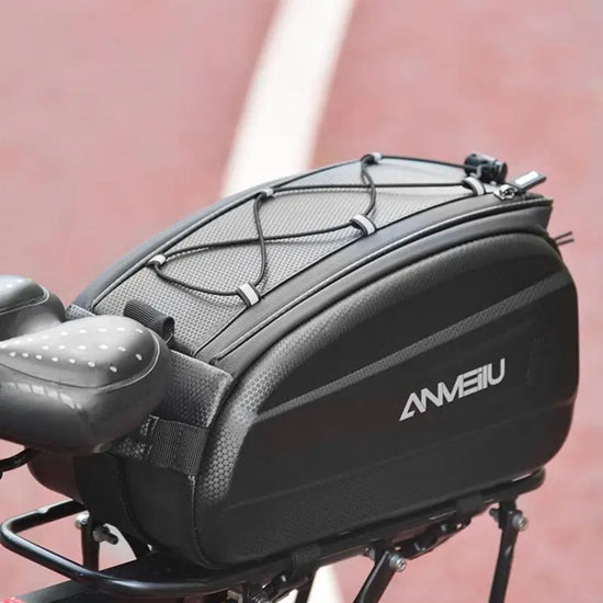 Waterproof Bicycle Saddle Bag 6L Large Capacity Bike Tail Trunk Bag Rear Seat Bags Road Mountain Luggage Carrier Bike Cargo Rack