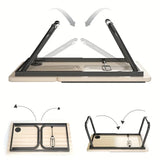 Computer Lazy Desk with Ergonomic Design, Integrated Foldable Table with Adjustable Height, Compact and Practical