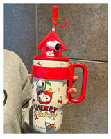 New Crayon Shin-chan Cute Cartoon Sakurada Nene Vacuum Cup Kawaii High-Capacity Water Cup Lovely Periphery Home Decor Gifts