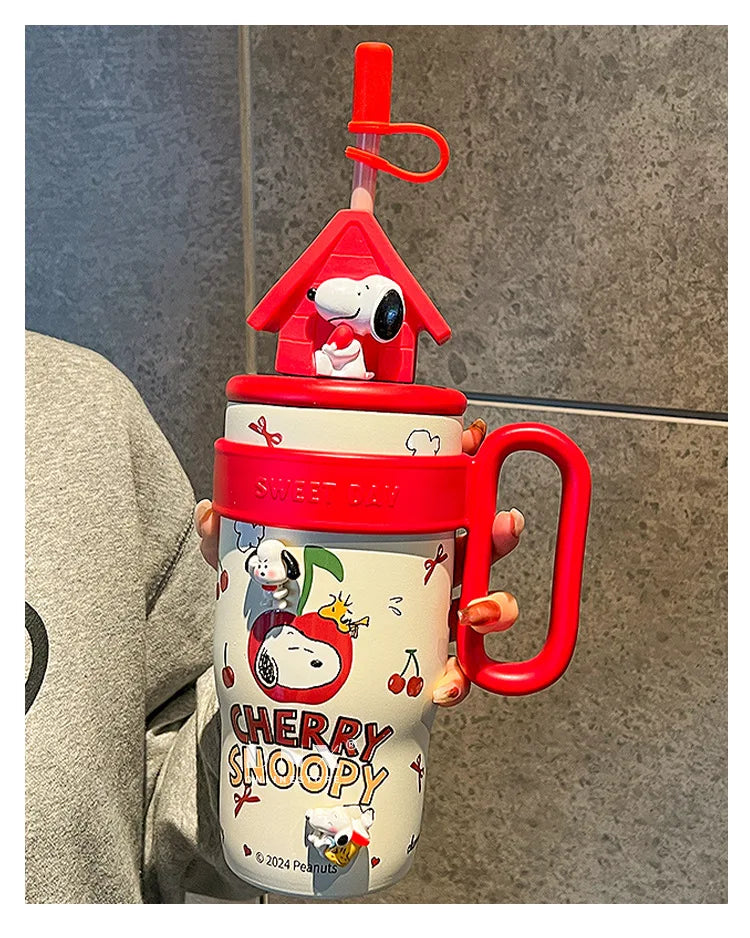 New Crayon Shin-chan Cute Cartoon Sakurada Nene Vacuum Cup Kawaii High-Capacity Water Cup Lovely Periphery Home Decor Gifts