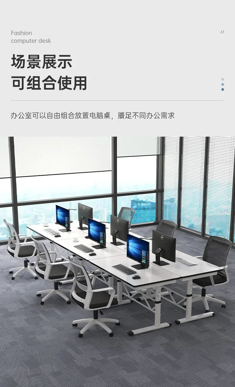Computer Desk Electric Standing Desk with Drawers, Stand up Desk with Monitor Stand, Laptop Stand with Memory Preset Controller