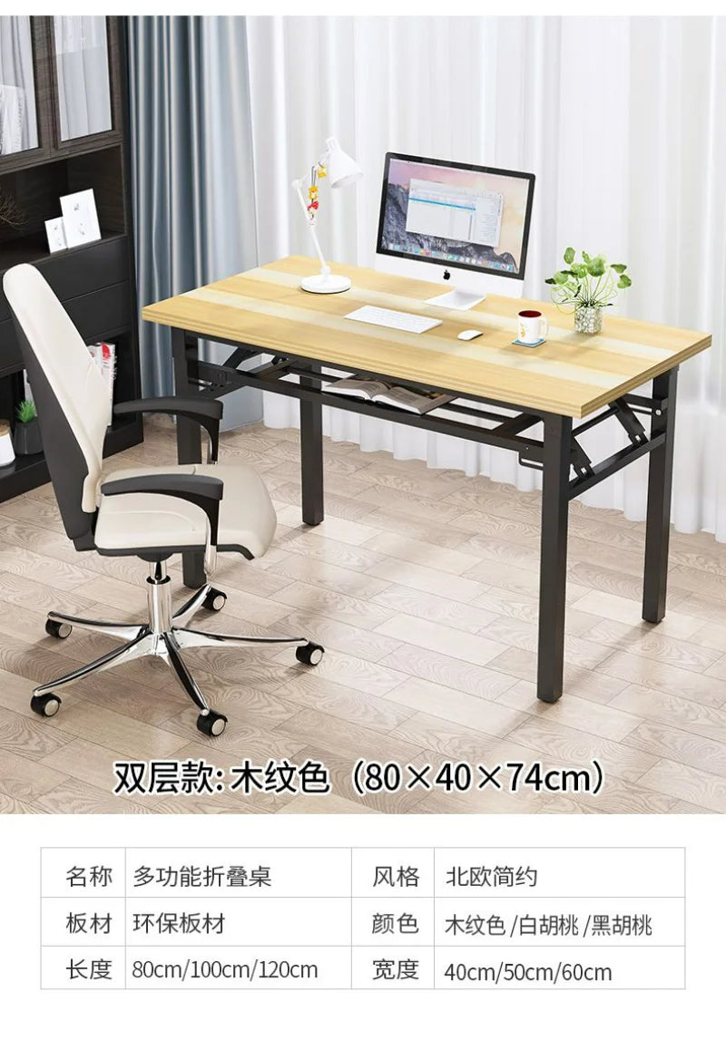Home Bedroom Computer Desk Desktop Study Table Folding Desk Simple Office Writing Desk Economical Mesas Laptop Table Mesa Gamer
