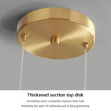 Nordic Glass Led Pendant Light Light Luxury Smoke Grey Hanging Light Fixtures Bedroom Modern Luminaire Suspension Lamp
