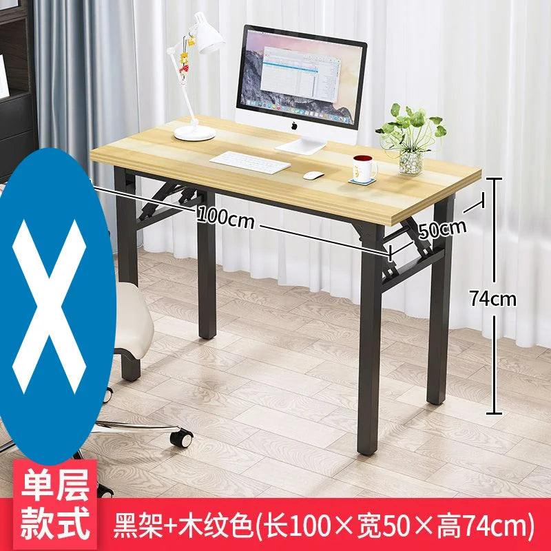 Home Bedroom Computer Desk Desktop Study Table Folding Desk Simple Office Writing Desk Economical Mesas Laptop Table Mesa Gamer